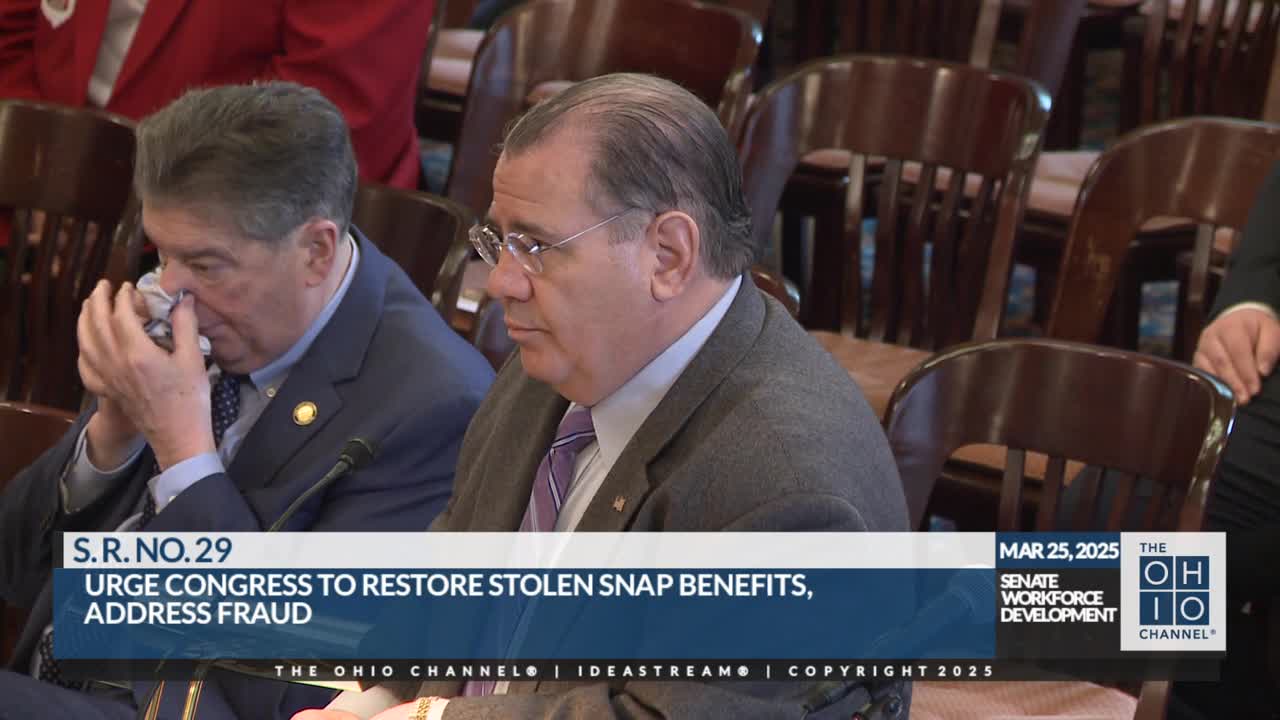 Senator Patton advocates for licensing Ohio's commercial roofing contractors