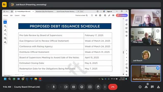 Sheriff outlines $2.1M Sally Port expansion and video visitation upgrade plans