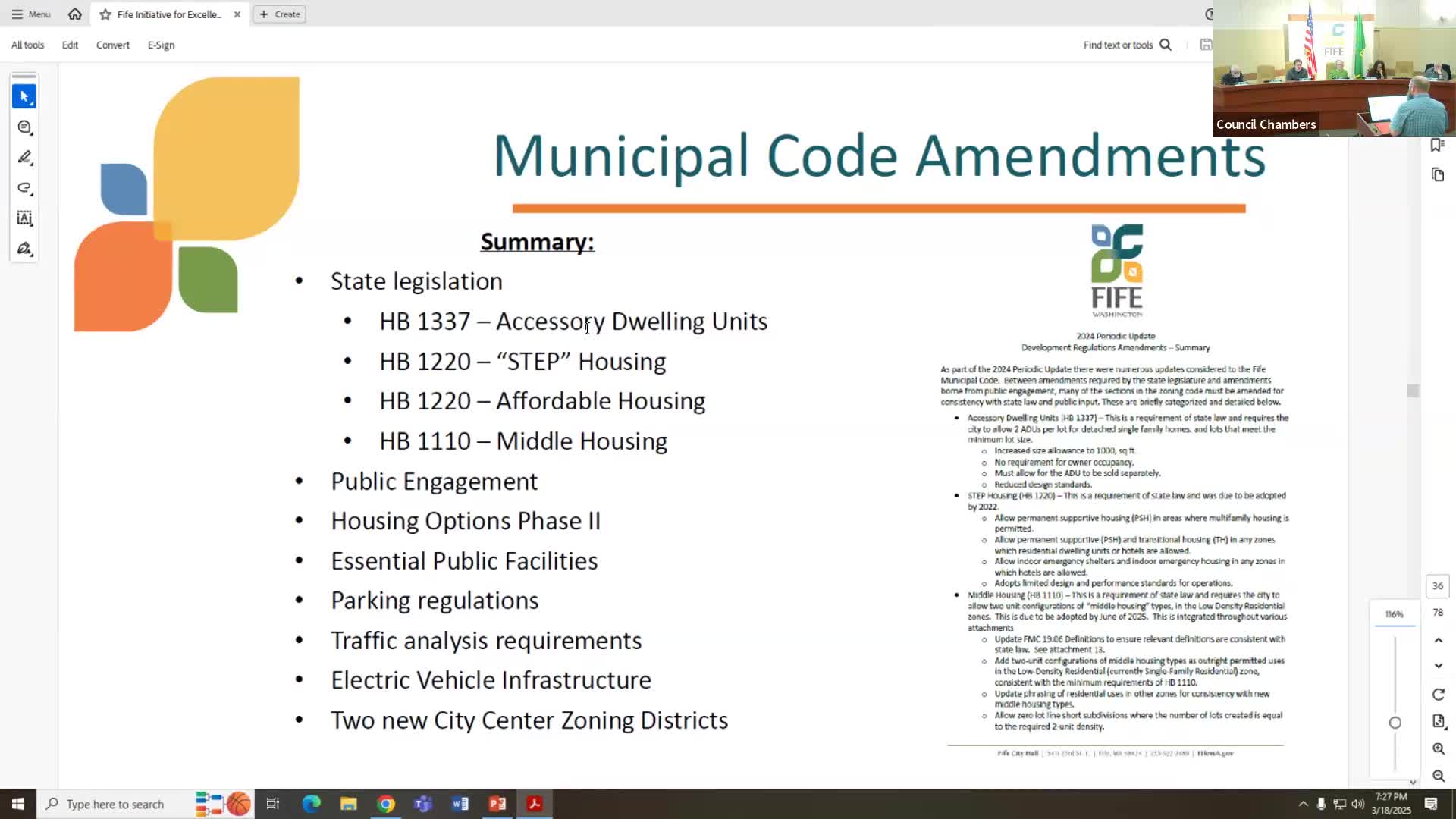 Fife City Council approves housing and zoning reforms to increase affordability and options