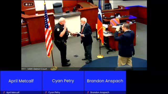 Bill Cook sworn in as new sheriff of Bell County Texas