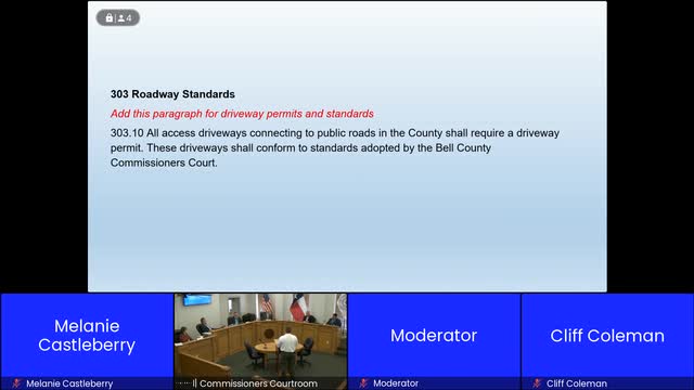 Bell County ESD updates road standards for safer subdivision developments