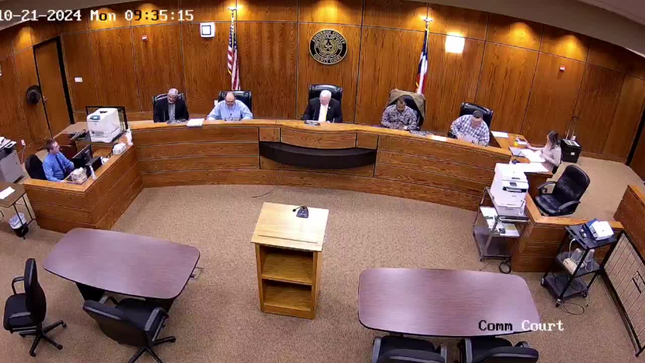 Anderson County Court approves road closure to curb poaching on County Road 2906