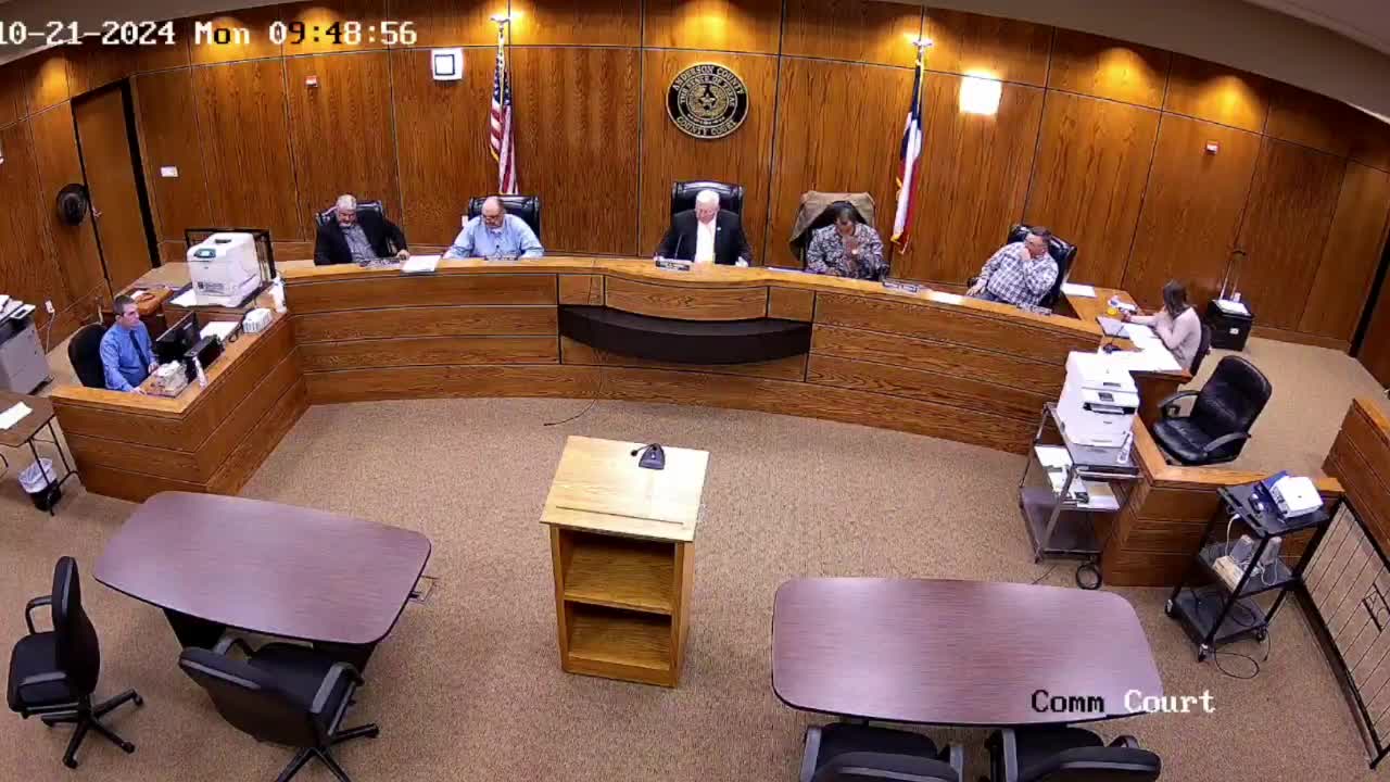 Commissioners approve public hearing for Anderson County Road closure