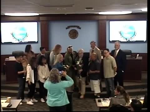 Villa Park honors Justin Urbanski as he departs for Manhattan Beach promotion
