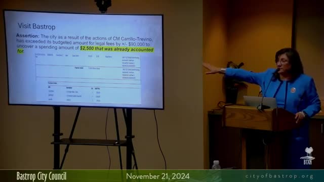 Bastrop council scrutinizes expenses and conduct of city officials during meeting