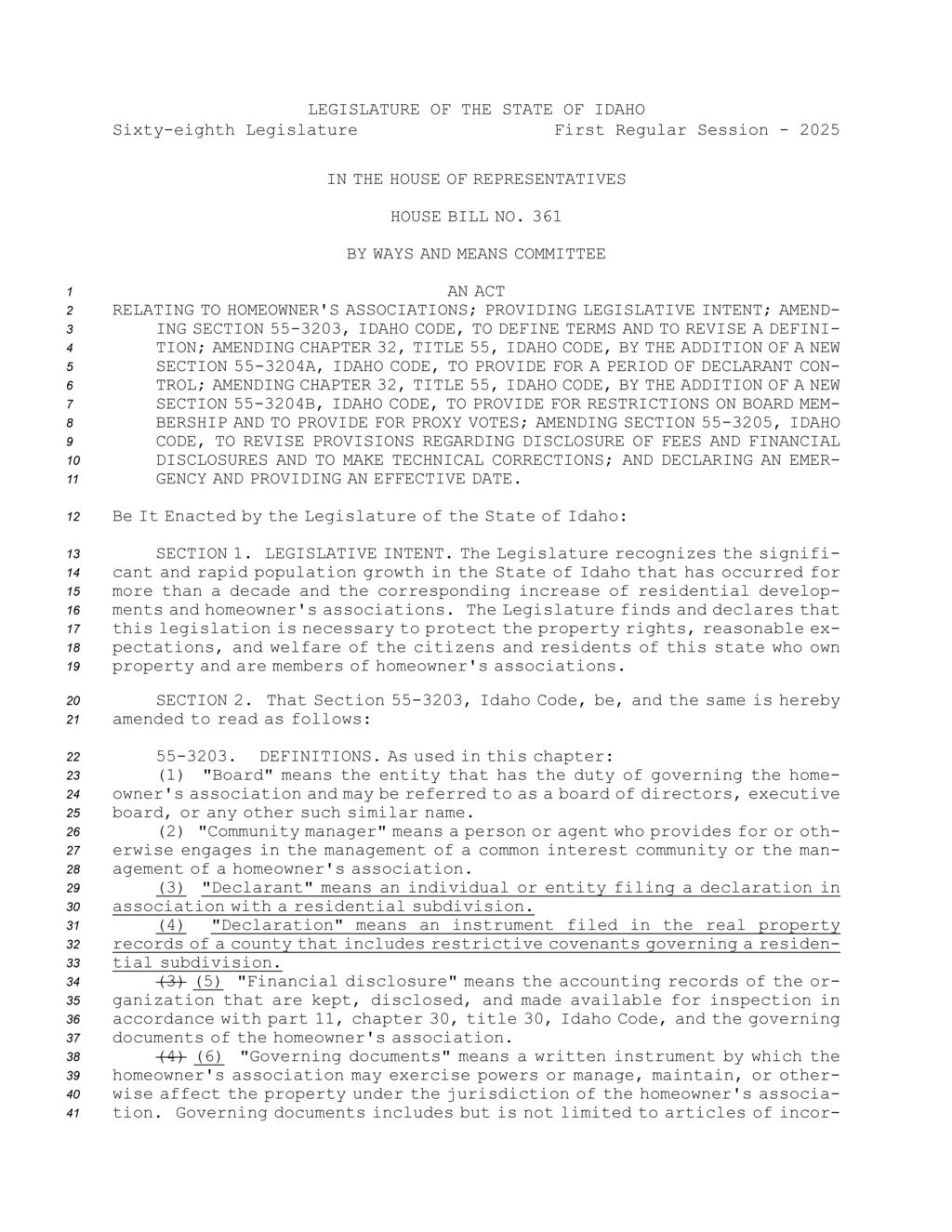 Idaho homeowners associations prohibited from charging unauthorized transfer fees