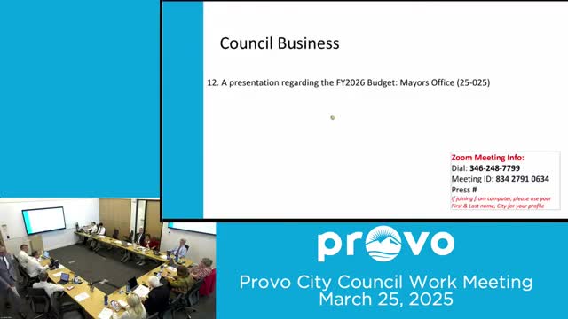 Chief Edmond presents budget needs for Provo Fire Department enhancements