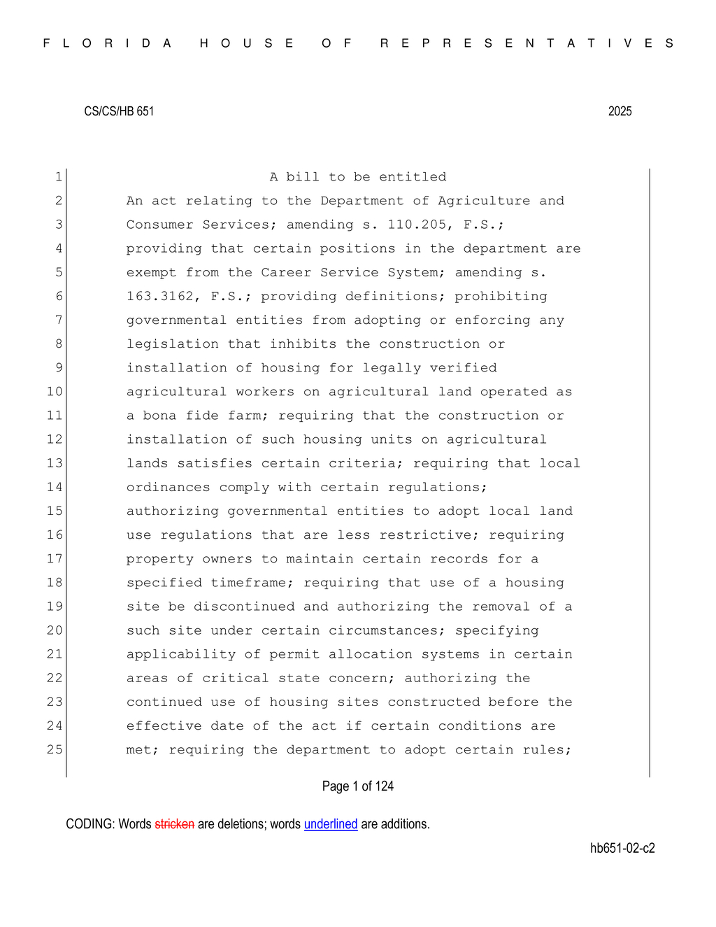 Florida House repeals Boll Weevil Eradication Law and updates cotton regulations