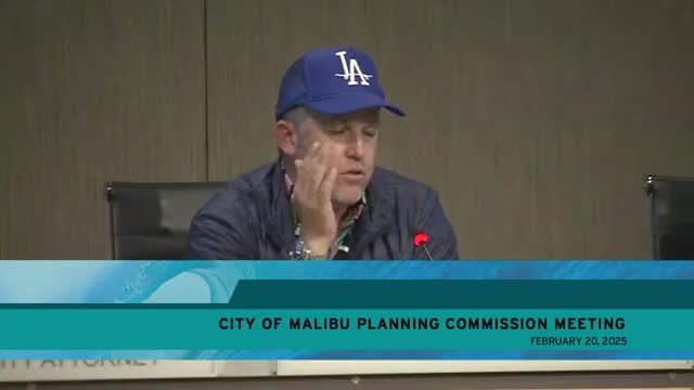Planning Commission addresses seawall and septic system issues along Pacific Coast Highway