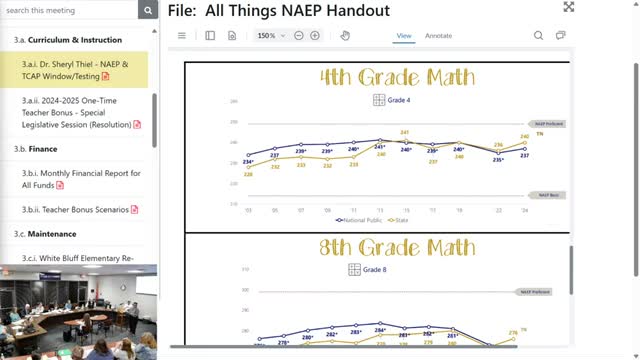 Dixon County board reviews state 2024–25 one-time teacher bonus scenarios ahead of budget planning