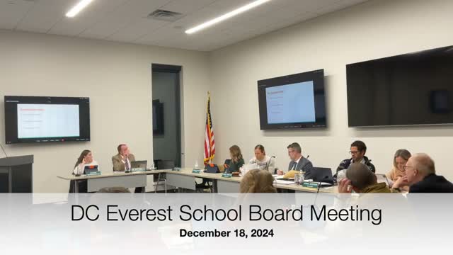 DC Everest presents state report-card results; district score 70.8, attendance cited as risk