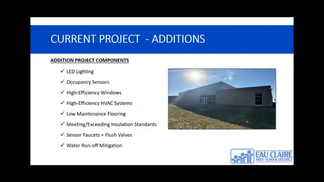 District upgrades school buildings with energy efficient technology and sustainable practices