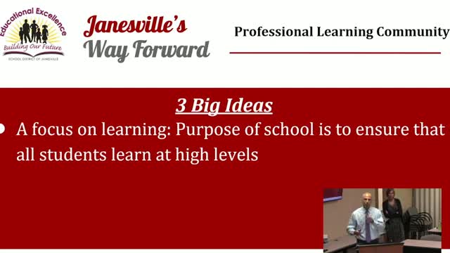 Janesville schools enhance collaboration through professional learning communities initiative
