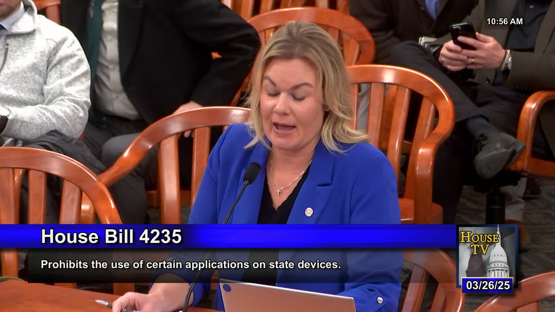 House Bill 4235 enhances cybersecurity by banning foreign apps on government devices