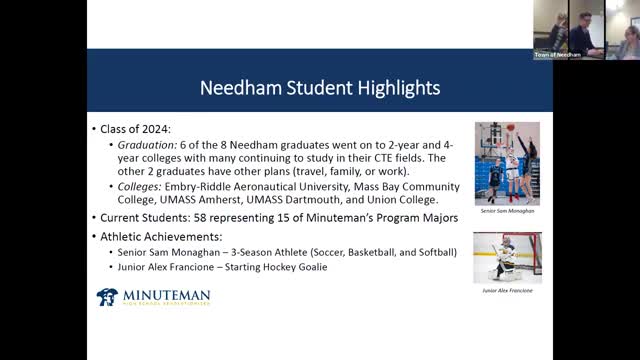 Needham School District proposes $32.5M budget including 22% assessment increase