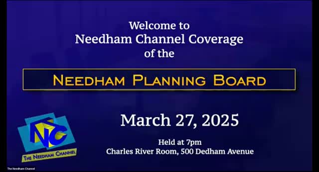 Natasha Spada convenes Needham Planning Board meeting via virtual platform