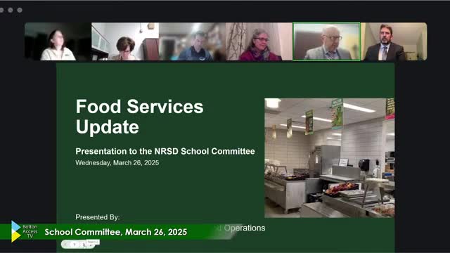 Nashoba contracts food‑service manager; administrators report more menu options, compostables and higher participation