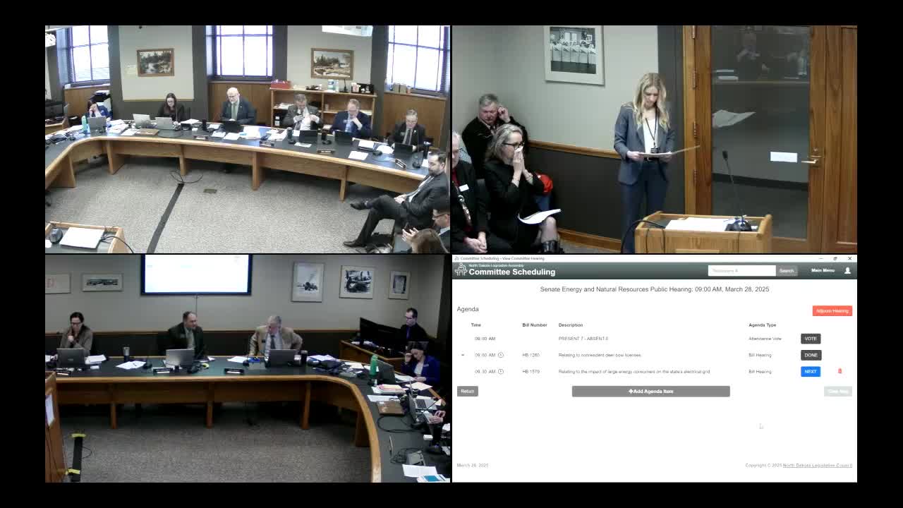 Committee holds data‑center grid study, considers Legacy Fund in‑state investment language for later action