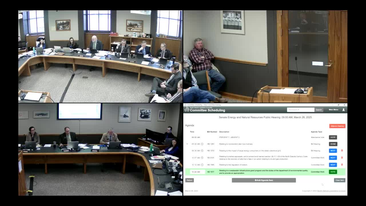 Senate discusses grant allocation for North Dakota's small towns amid funding concerns