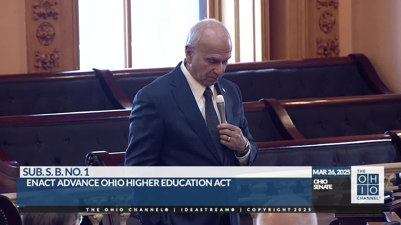 Ohio Senate passes controversial Senate Bill 1 impacting higher education policies