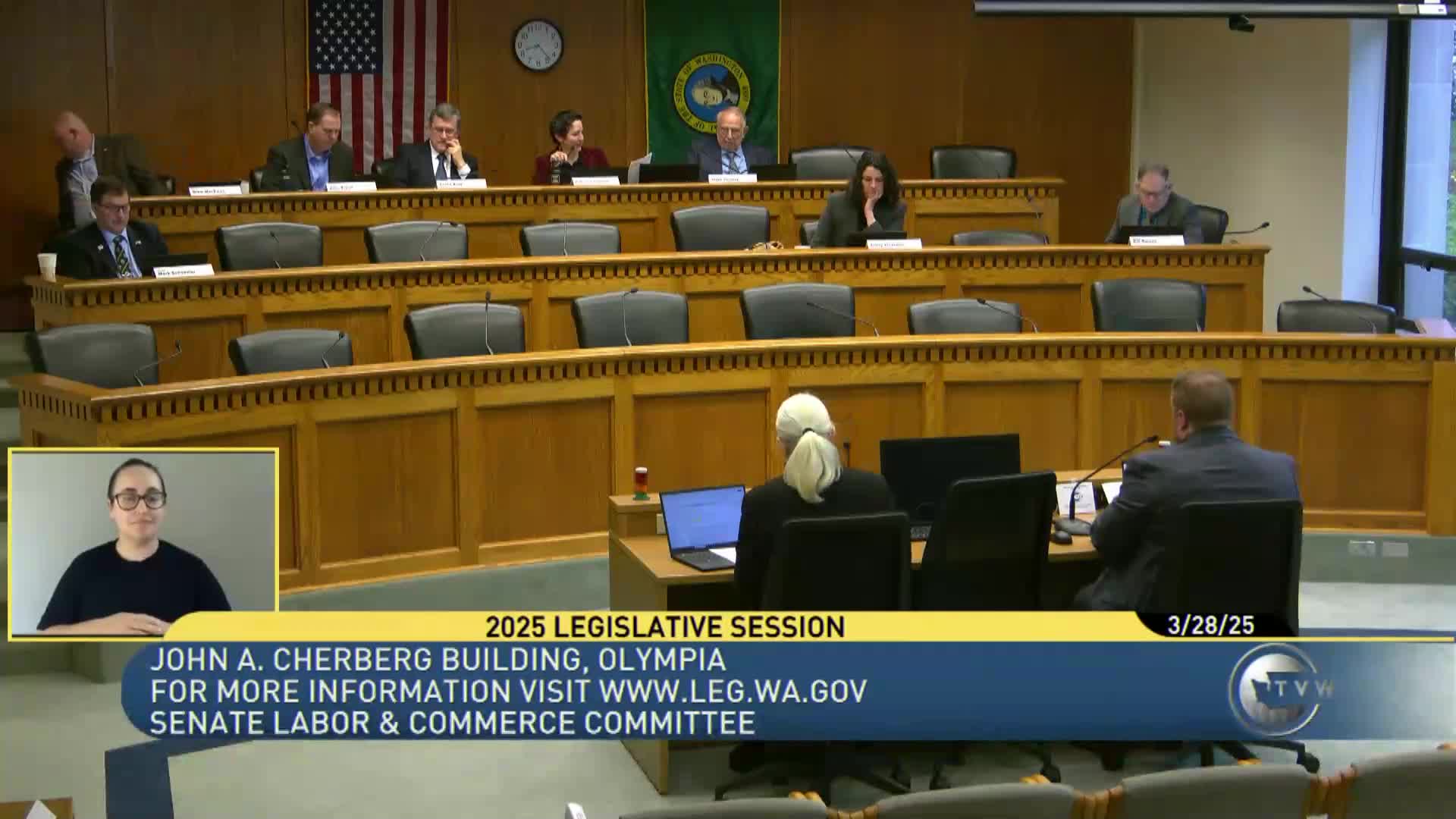 Senate Labor & Commerce advances multiple labor bills; committee approves several measures in executive session