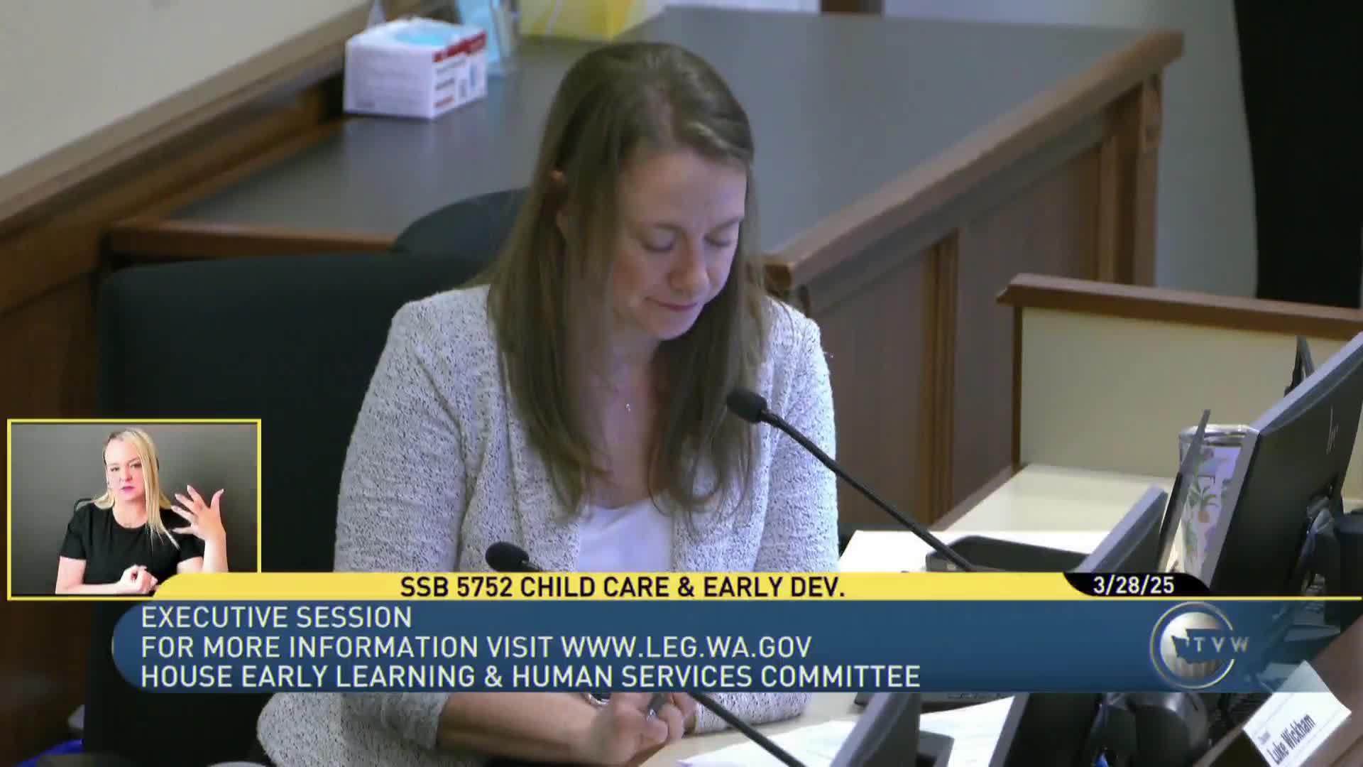 Committee advances bill altering Working Connections child-care rules, adopts several amendments