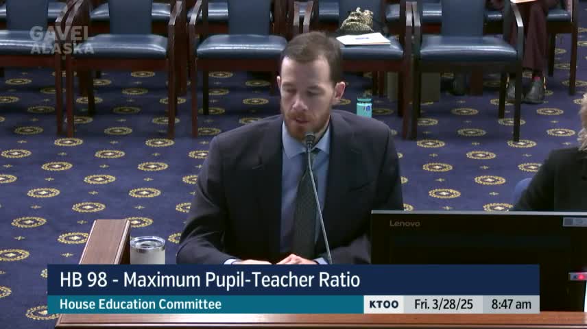 Alaska lawmakers discuss bill to limit class sizes in Anchorage schools