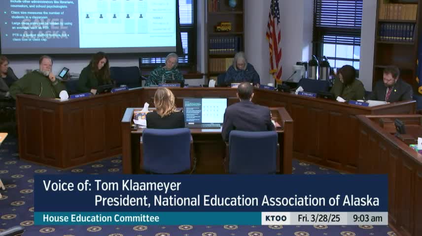 NEA Alaska advocates for class size limits in Anchorage School District