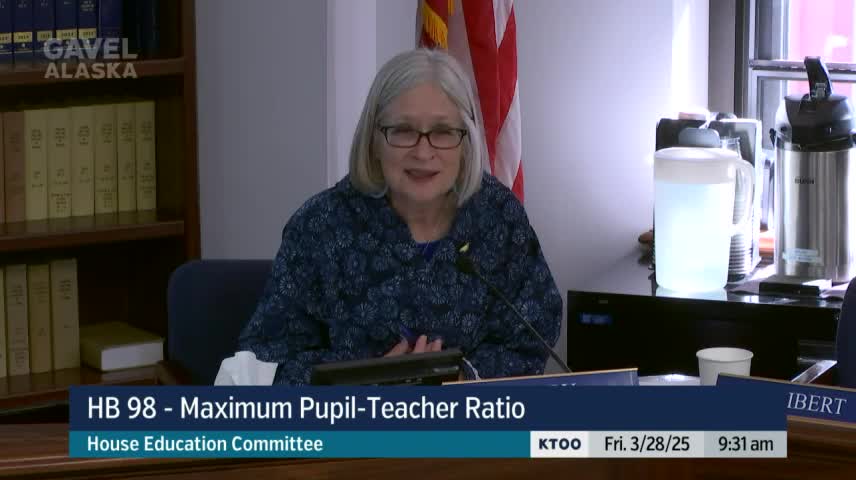 Caroline Storm advocates for increased education funding during public testimony