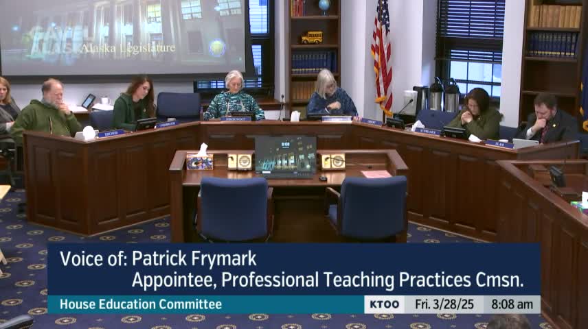 Mister Freimark advocates for educator accountability at PTPC meeting