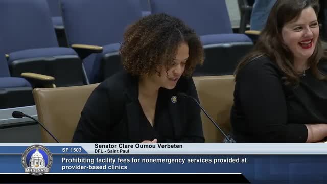 Melissa Finnegan advocates for legislation against surprise healthcare facility fees in Minnesota