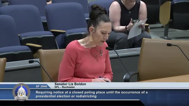 Minnesota Senate supports bill for clear polling place notifications to voters