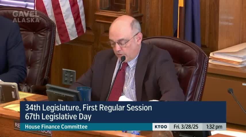 House Finance reviews HB 56 fast-track supplemental; governor backs using Constitutional Budget Reserve