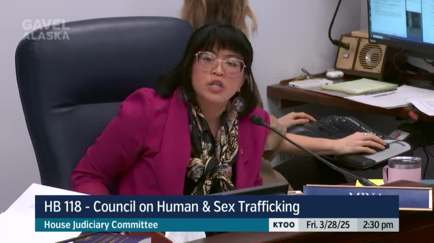 Alaska Representatives Debate Human Trafficking Council's Transparency and Meeting Frequency