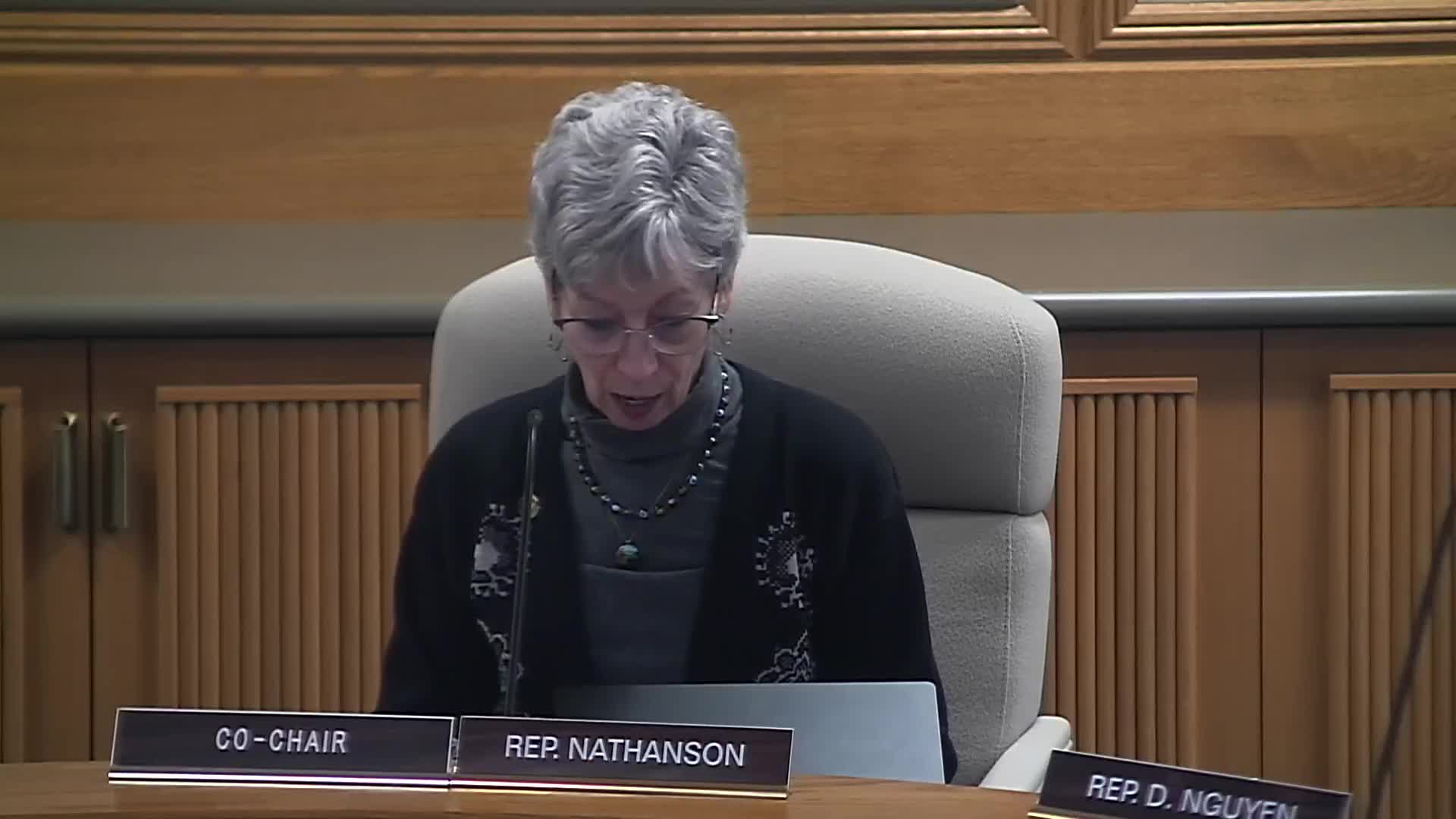 Committee adopts amendment to House Bill 3230 and refers measure to Ways and Means