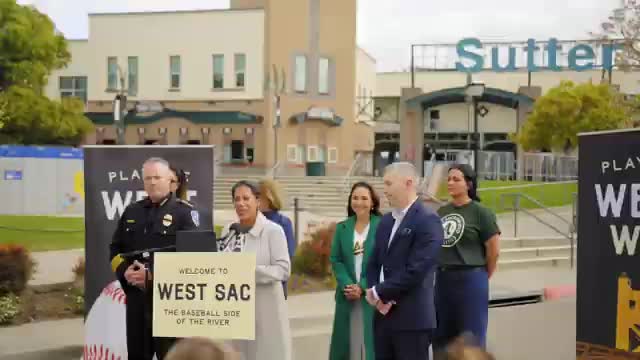 West Sacramento celebrates significant milestone with arrival of a's