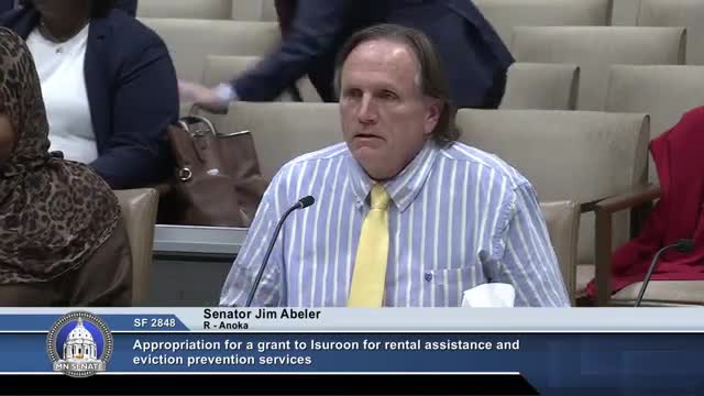 Housing Director Ramla Elmi presents eviction relief success story to committee