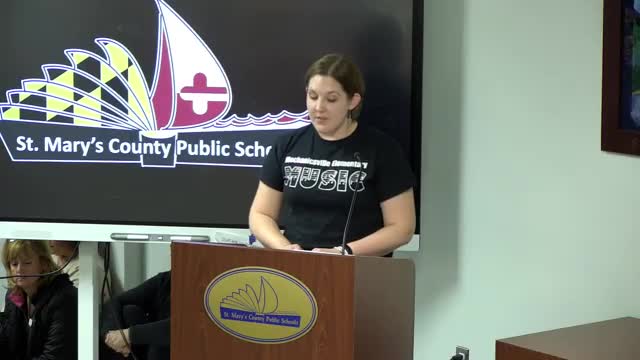 Saint Mary's County Community Defends Music Programs Amid Proposed Cuts