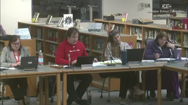 Holliston School Committee sets 2026 budget at $44.5 million with enrollment adjustments