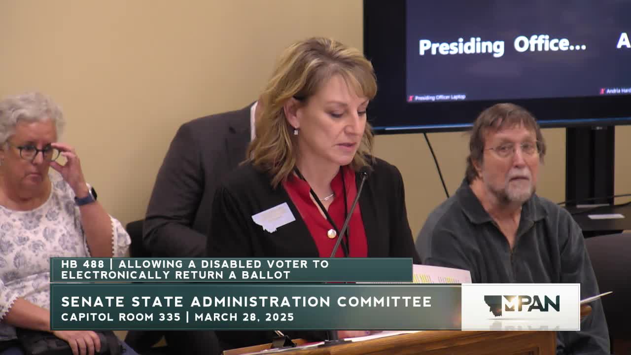 Montana advocates push for House Bill 488 to enhance voting access for the blind