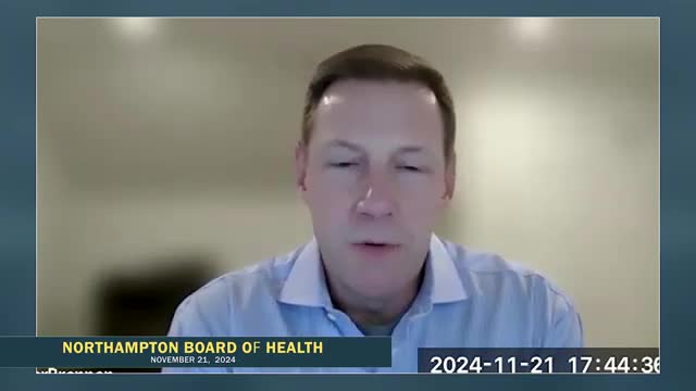 Josh Pruitt addresses Northampton tobacco regulation concerns at public hearing