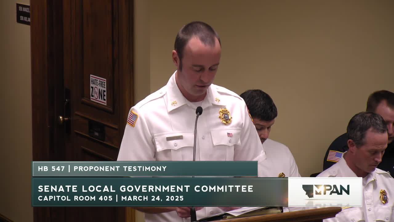 Advocates call for support of House Bill 547 to restore local fire department control