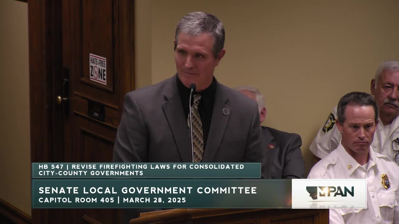Representative DeMorse seeks local control for Butte Silver Bow fire department governance