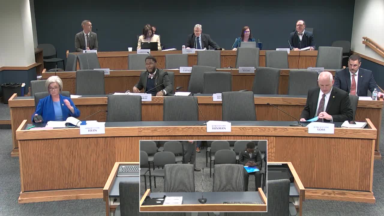Financial Institutions Committee discusses Senate Bill 98 to strengthen banking fraud penalties