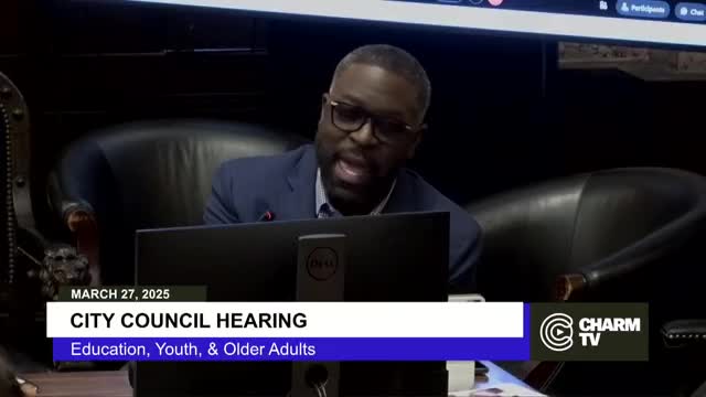 Baltimore Council discusses youth master plan to enhance children's activities