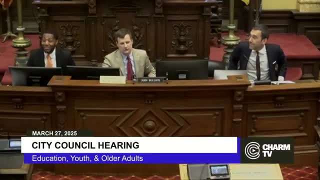 Council President praises public testimony on transformative work by BCYF members
