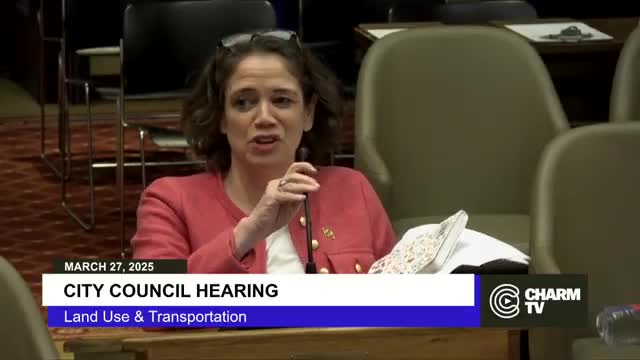 Land Use and Transportation Committee recommends Council Bill 2500006 with parking, variance and notice changes