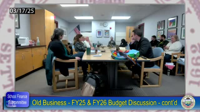 Select Board finalizes budget plans amid school committee override discussions