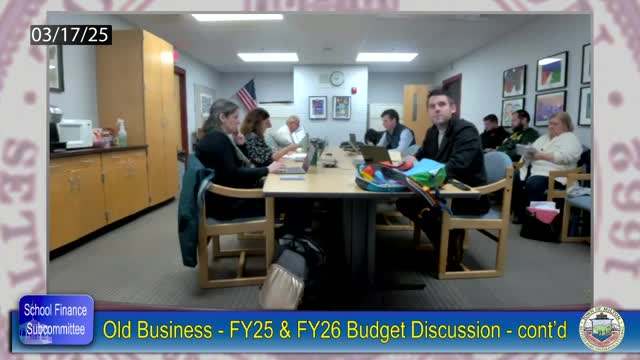 Milton leaders agree to create special education stabilization fund as schools and town debate $700,000 treatment in FY26 override