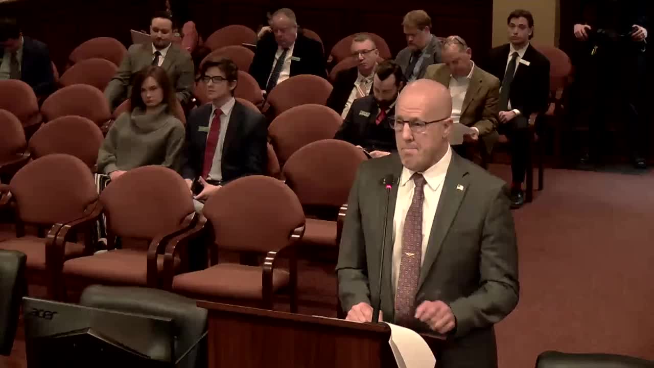 Lt. Col. Travis Sligh discusses Mount Home Air Force Base training mission impacts